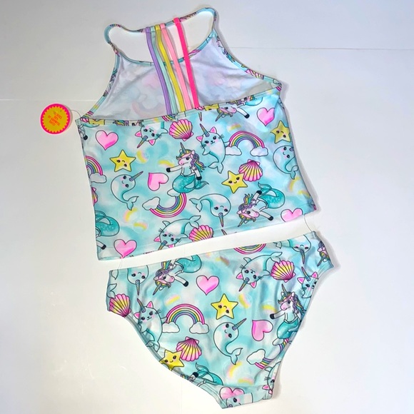 NWT 2 Piece Racerback Top Magical SeaCreatures - Picture 4 of 6